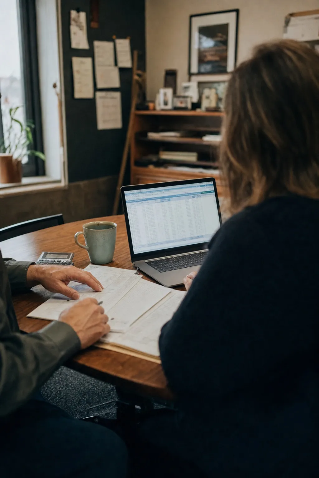 Accountants service in progress