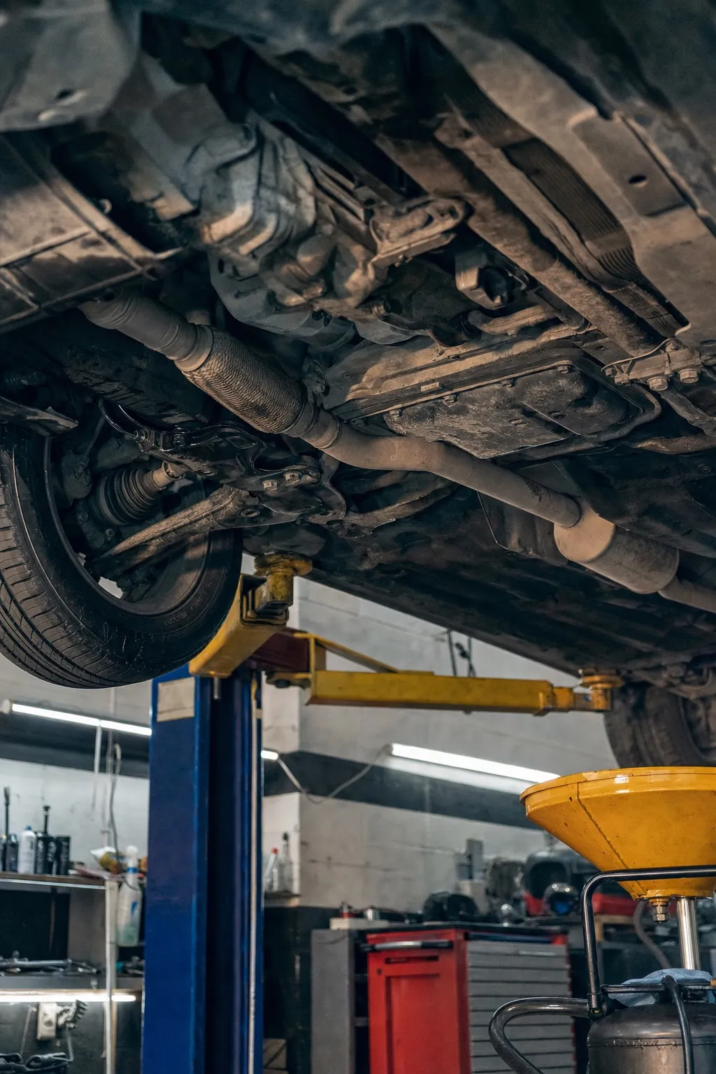 Car Repair service in progress