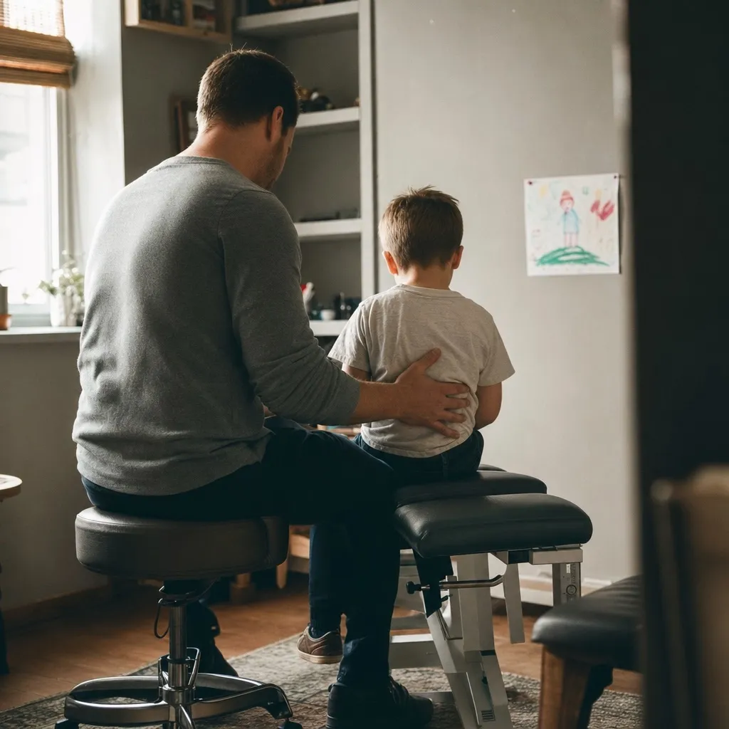 Pediatric care — Clara handles this for chiropractors