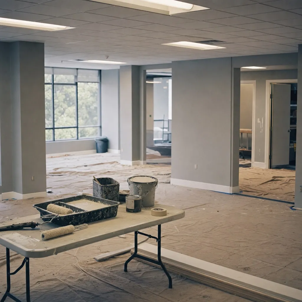 Commercial fit-outs — Clara handles this for decorators