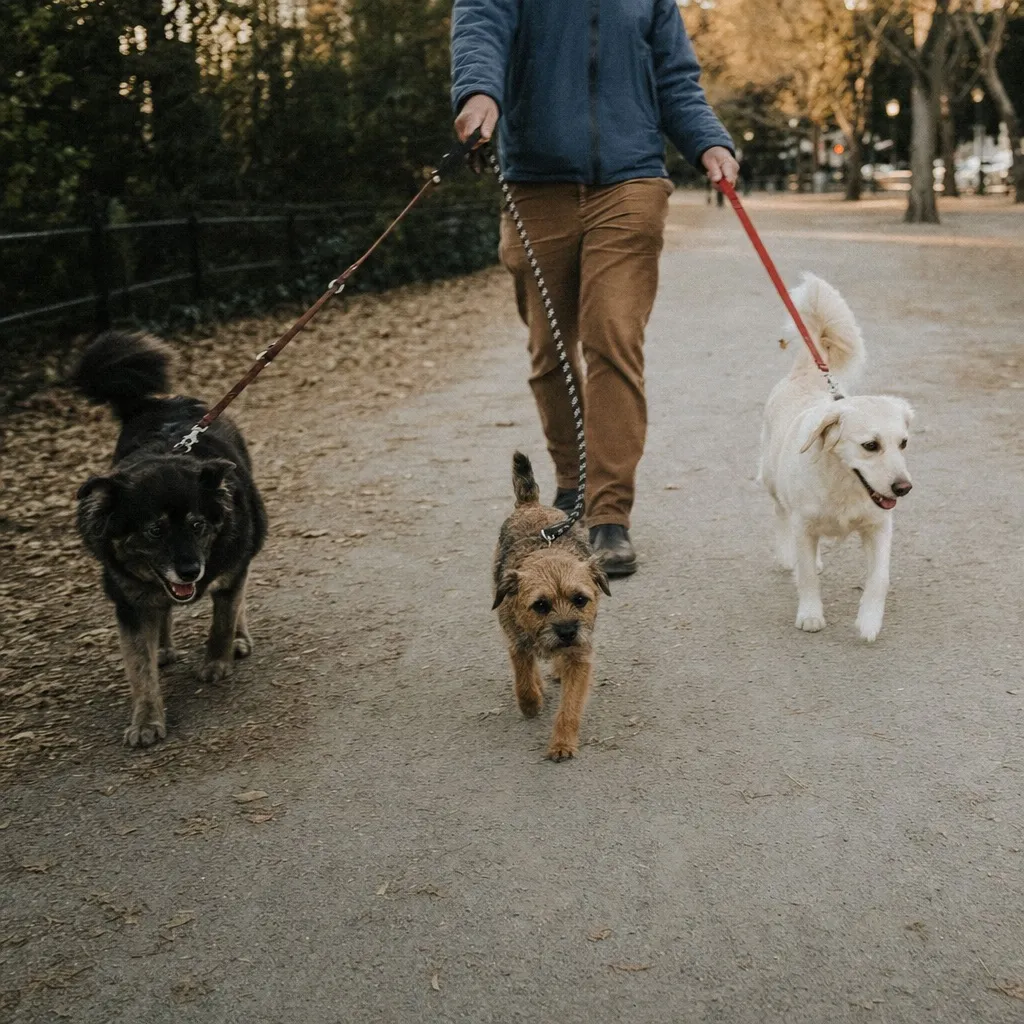 Group walk requests — Clara handles this for dog walkers