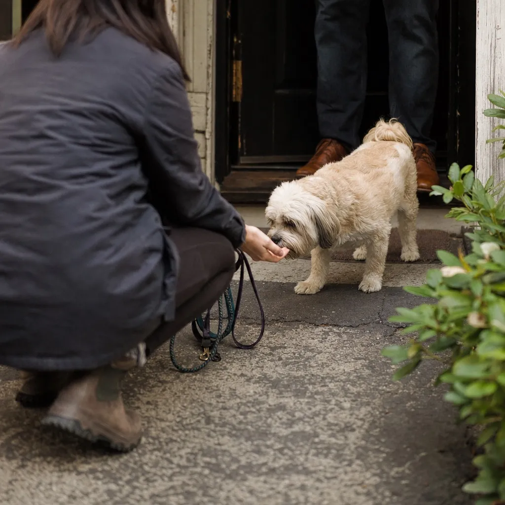 New client meet & greets — Clara handles this for dog walkers