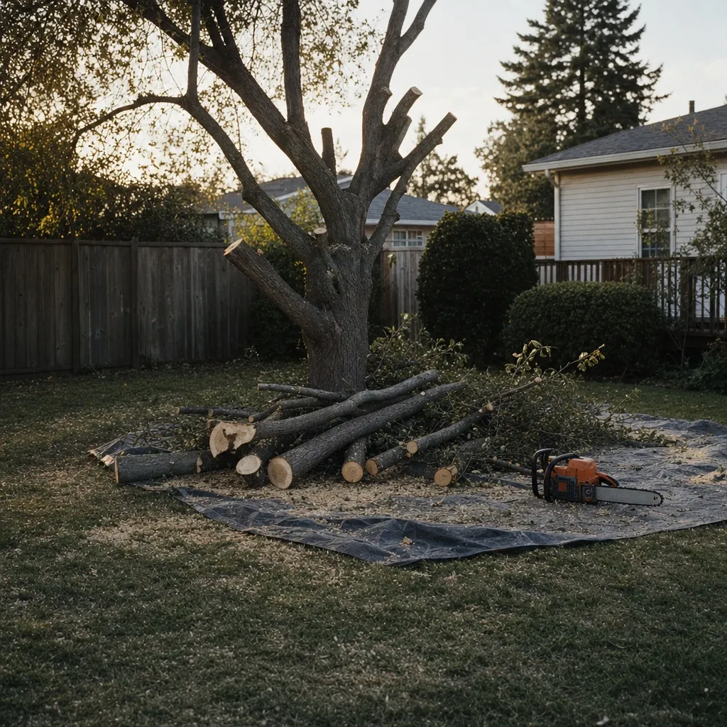 Tree work — Clara handles this for gardeners