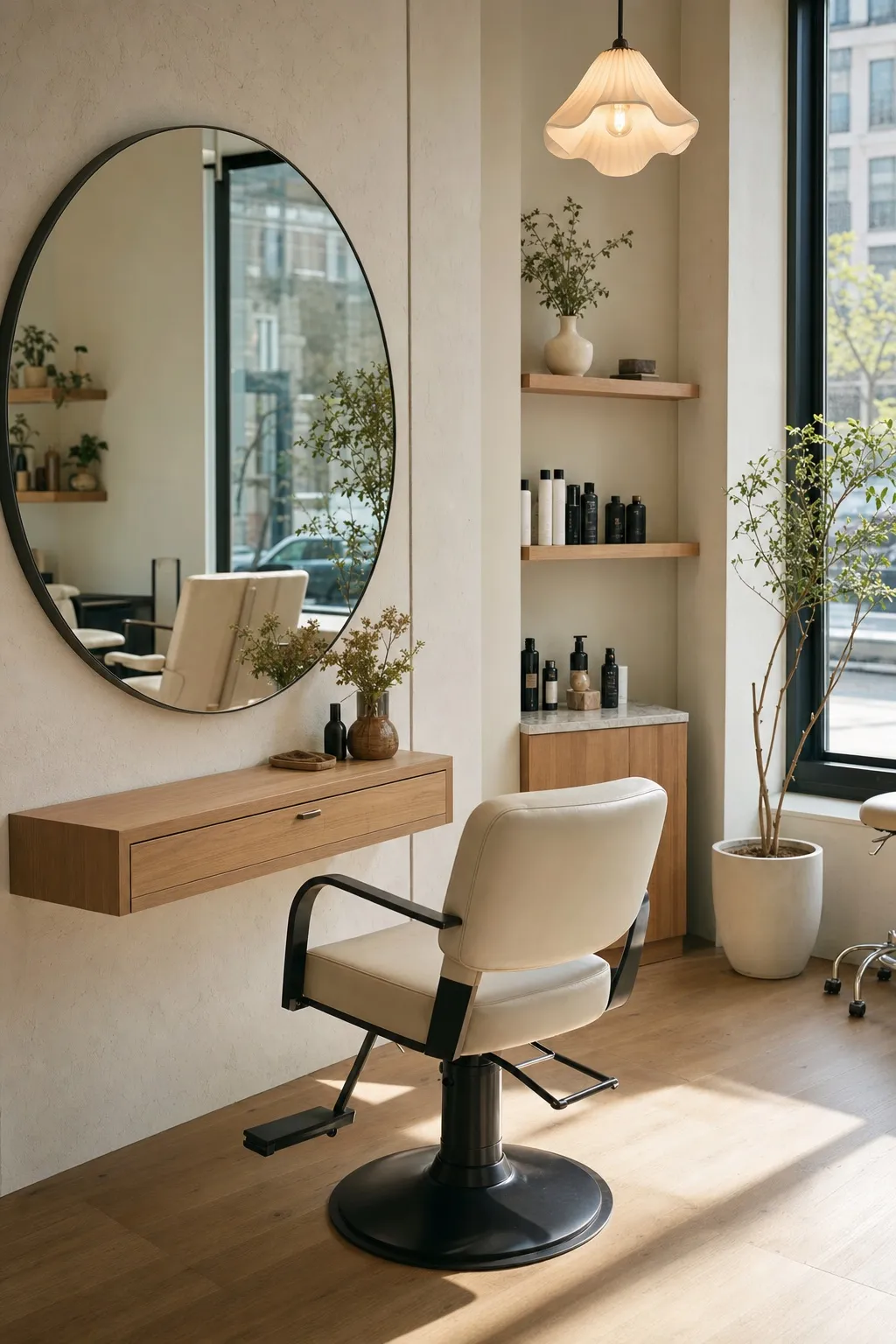 Hairdressers workspace
