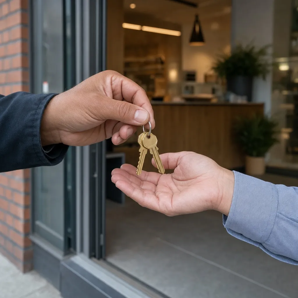 Commercial lockouts — Clara handles this for locksmiths