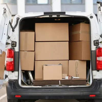 Removals service in progress