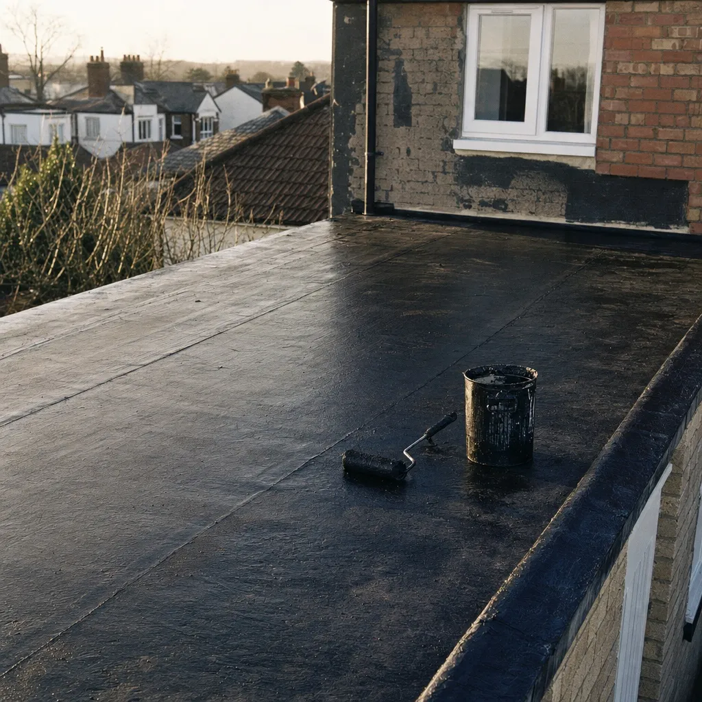 Flat roof repairs — Clara handles this for roofers