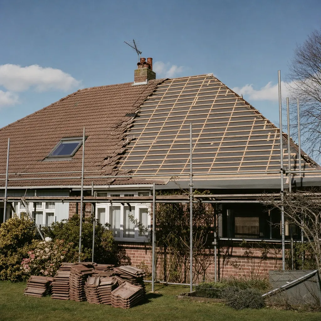 Full re-roofs — Clara handles this for roofers