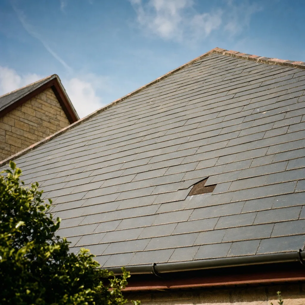 Missing or slipped tiles — Clara handles this for roofers