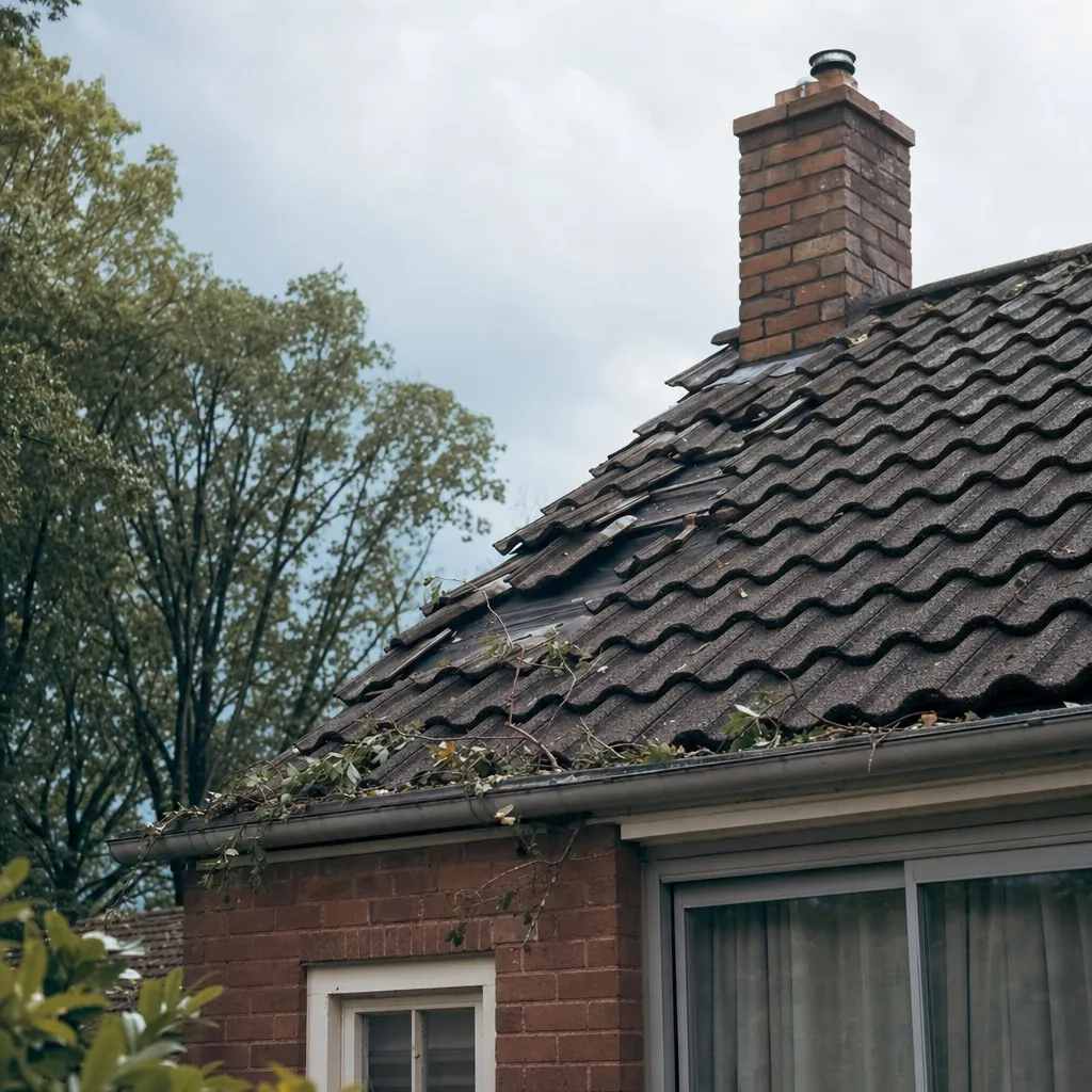Emergency storm damage — Clara handles this for roofers