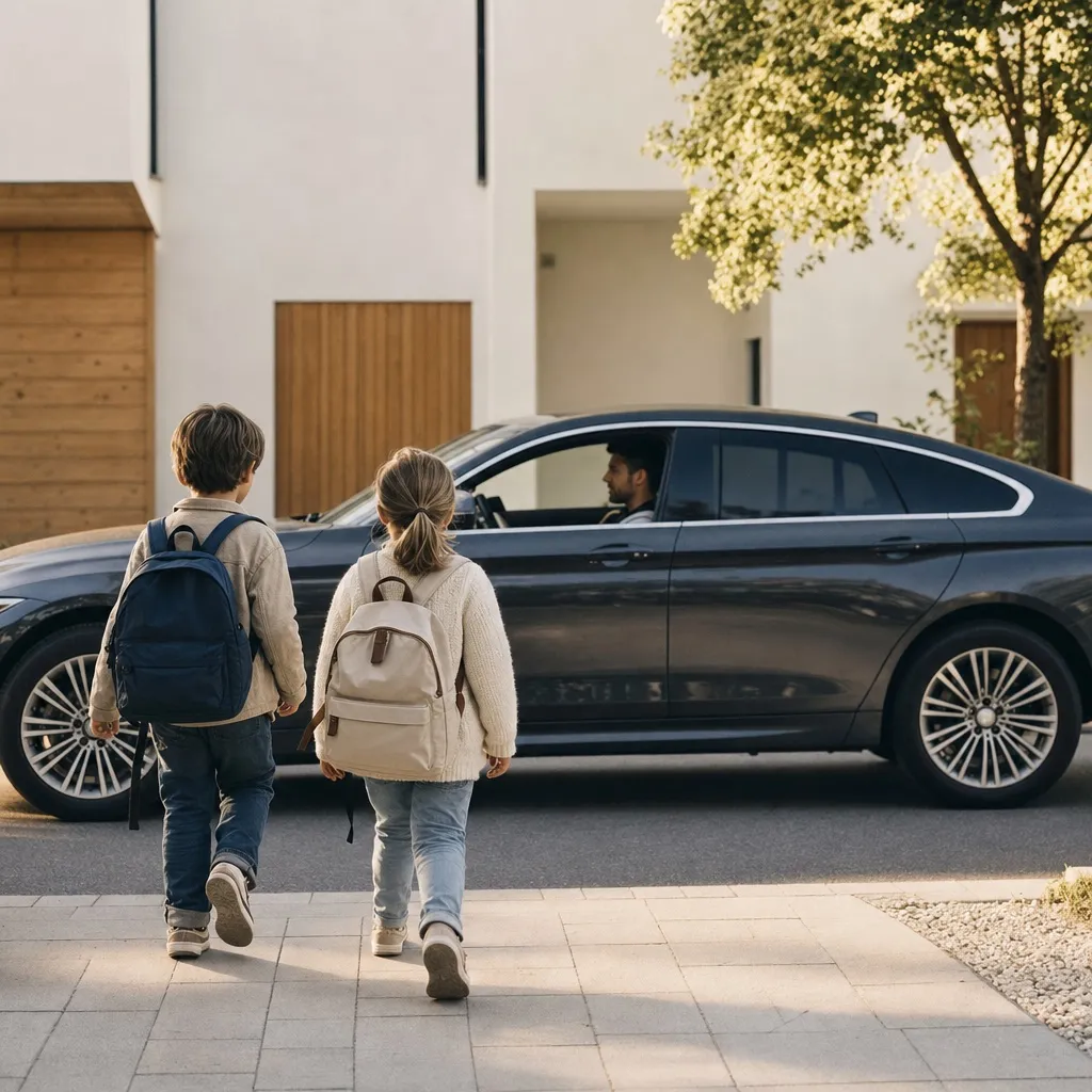School run enquiries — Clara handles this for taxi & private hire