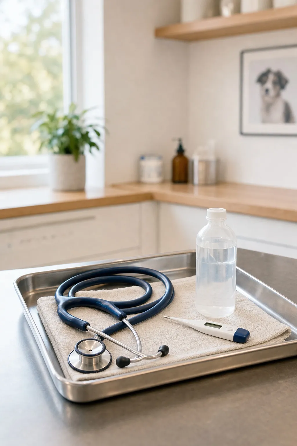 Veterinarians service in progress